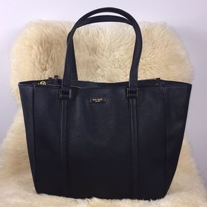 Kate Spade ♠️ black tote with dust bag